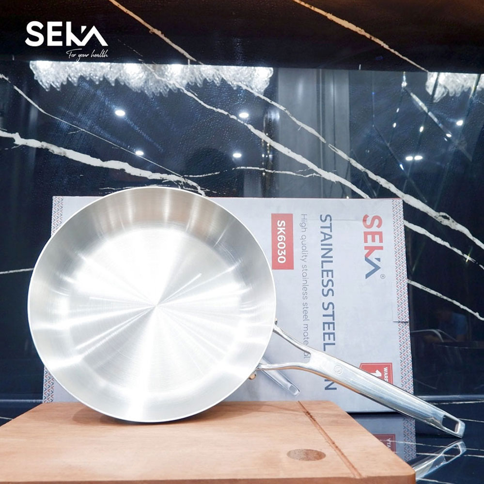 Chảo Bếp Từ Lòng Nông SEKA SK6030 Inox 304