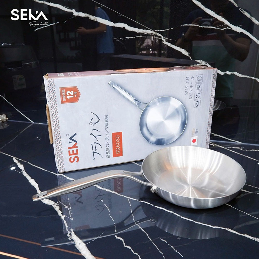 Chảo Bếp Từ Lòng Nông SEKA SK6030 Inox 304