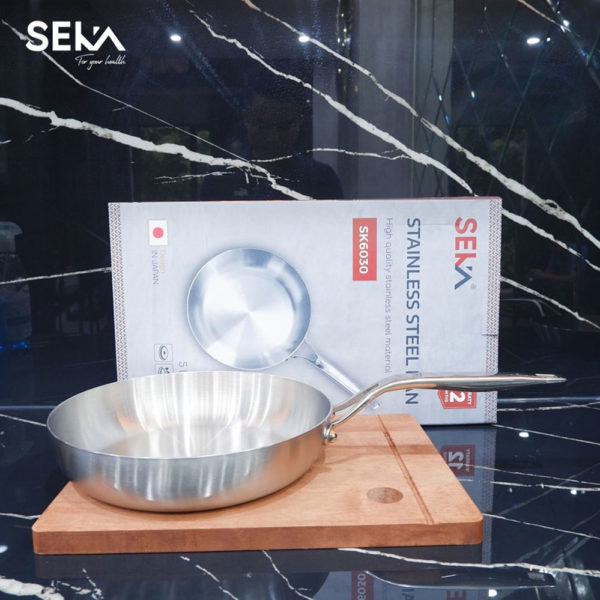 Chảo Bếp Từ Lòng Nông SEKA SK6030 Inox 304