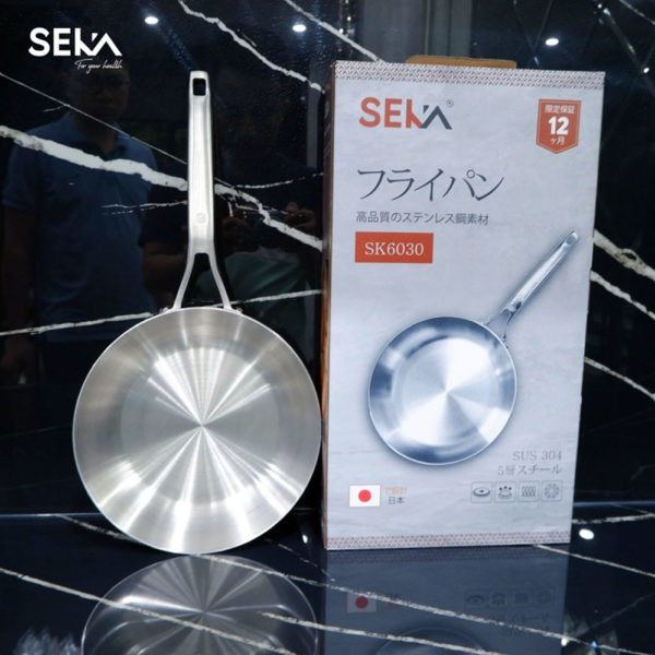 Chảo Bếp Từ Lòng Nông SEKA SK6030 Inox 304