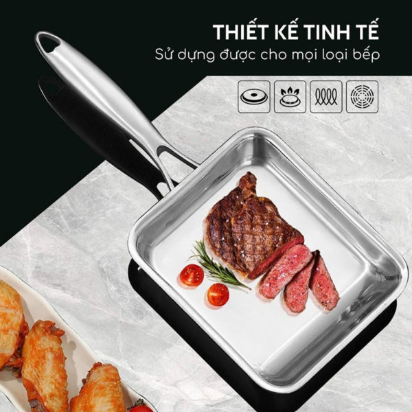 Chảo Vuông Inox SK6020